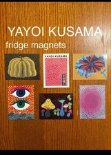 Yayoi Kusama fridge magnets