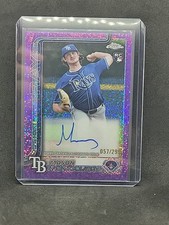2025 Topps Chrome Mason Montgomery RC Auto Purple Speckle /299 #RA-MMO