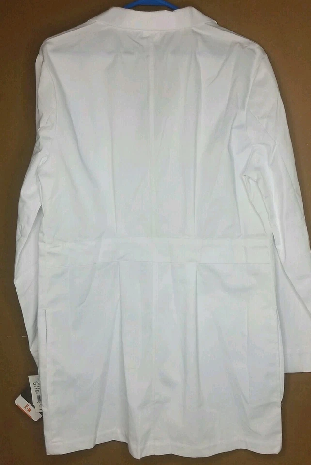 Lt of 2 NWT Lab Coats ~ ICU Barco Unisex 35" 7 Pocket & Meta 38" 3 pocket~SMALL - Image 3 of 4