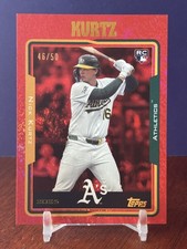 2025 TOPPS ARCHIVES NICK KURTZ RC RED HOT FOIL #213 /50