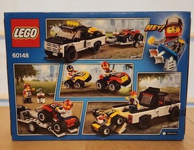 New Sealed Rare Retired LEGO Building Toy 60148 LEGO City ATV Race Team