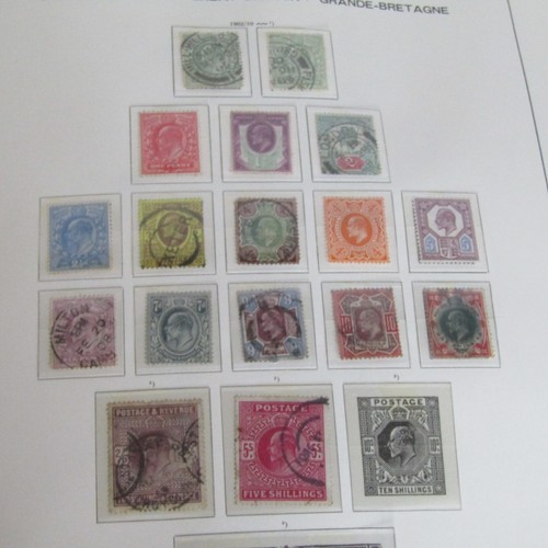 Schaubek Stamp Album Great Britain From 1840 Inc 1840 Two Penny Blue Stamp - Picture 8 of 24