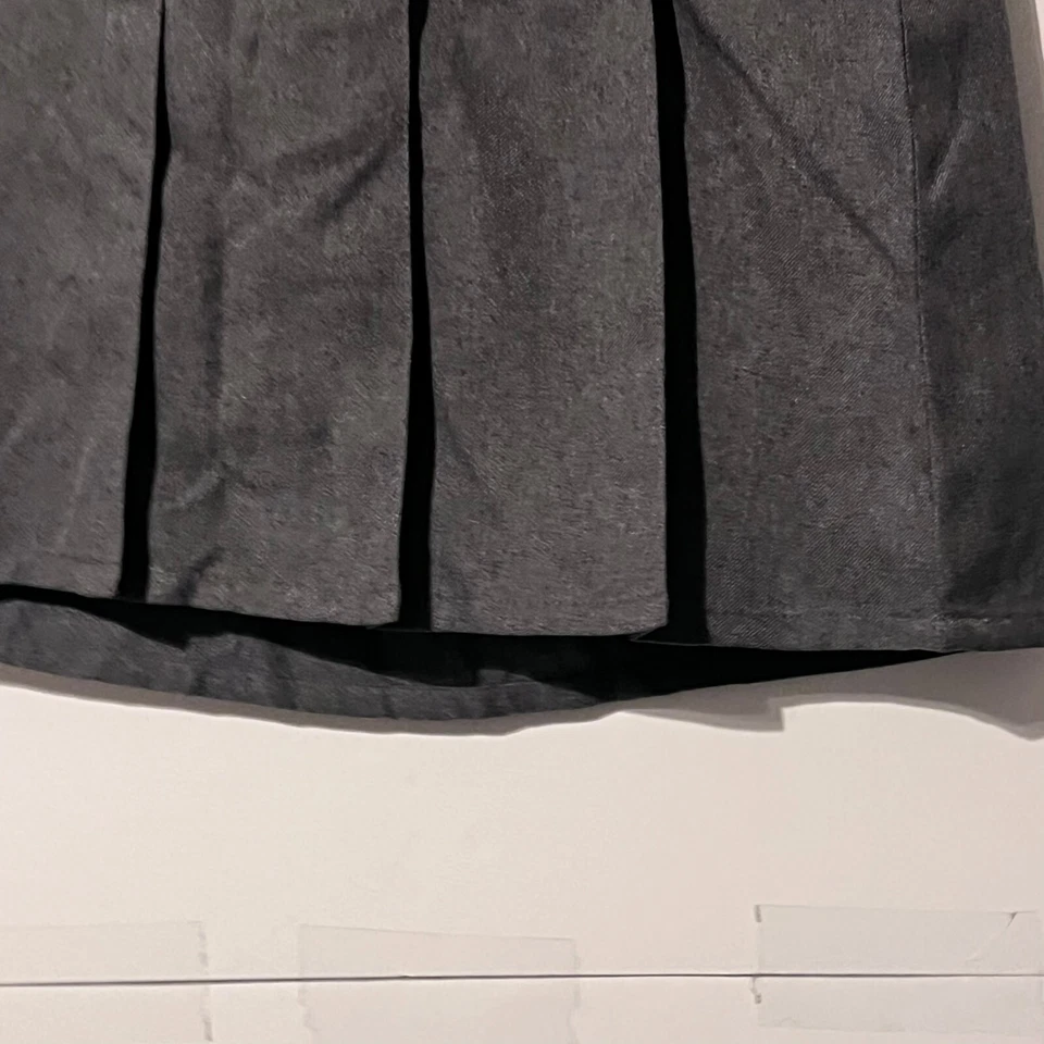 Falda uniforme plisada French Toast para mujer talla 16,5 gris más cremallera de compresión Foto 2 de 4