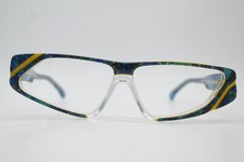 Vintage Glasses GERARD LEVET GUADELOUPE Multicoloured Clear Angular Eyeglasses
