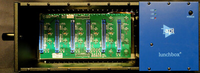 API 6 slot Lunchbox Audio Equipment with RETRO Doublewide TUBE Compressor