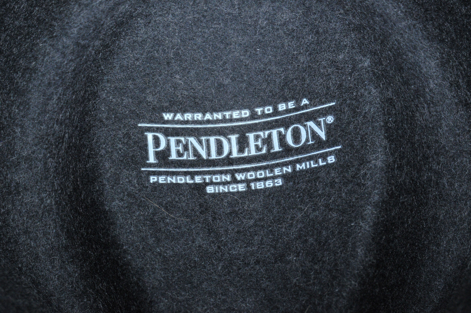 Pendleton Mens Size Medium Charcoal Gray Wool Fed… - image 15