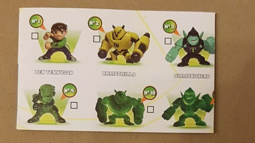 Ben 10 (Original)'s action figures checklist