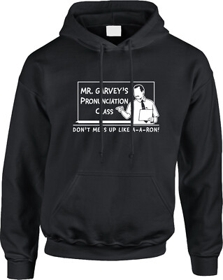 Mr Garvey Class A-A-Ron TV Show Skit Teacher Funny Comedy Parody Mens Hoodie