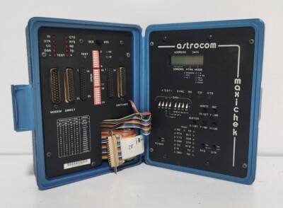 Vintage Astrocom Maxichek Data Analyzer (25-pin / D-Sub Connectors) - Untested