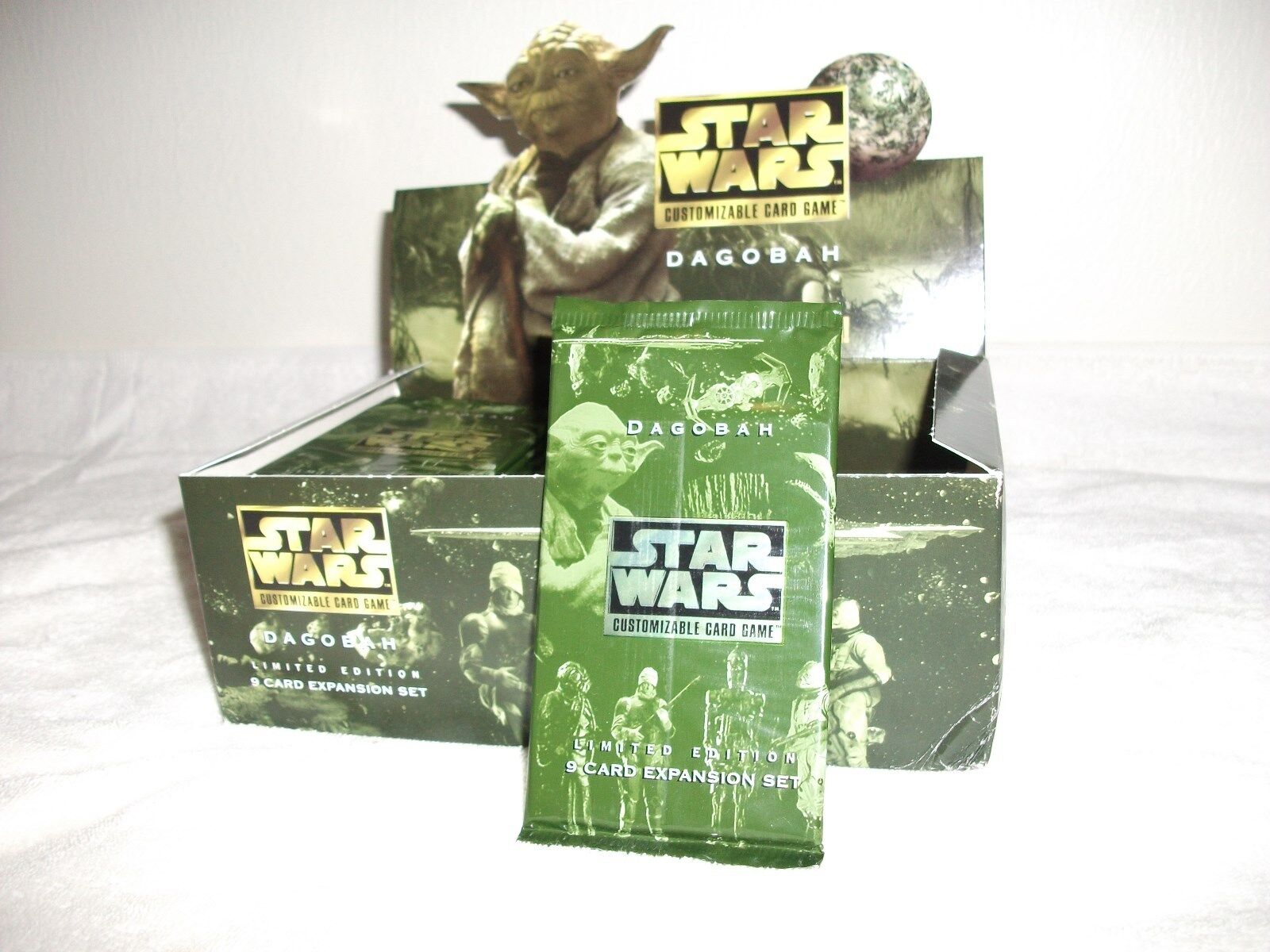 Star Wars CCG Factory Sealed Booster Pack Dagobah Limited