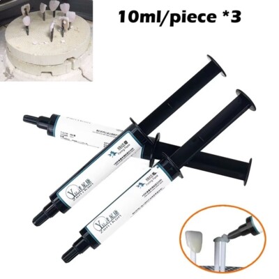 3x Dental Sintering Firing Paste Placing Ceramic Restorations Sintered Retention