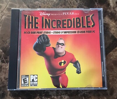 *PC Software CD-ROM The Incridibles Print Studio - Studio D'impression