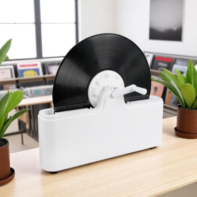 DISCOFILM Schallplatten-Waschgerät Kurbel   Professionelle Vinyl- & LP-Reinigung