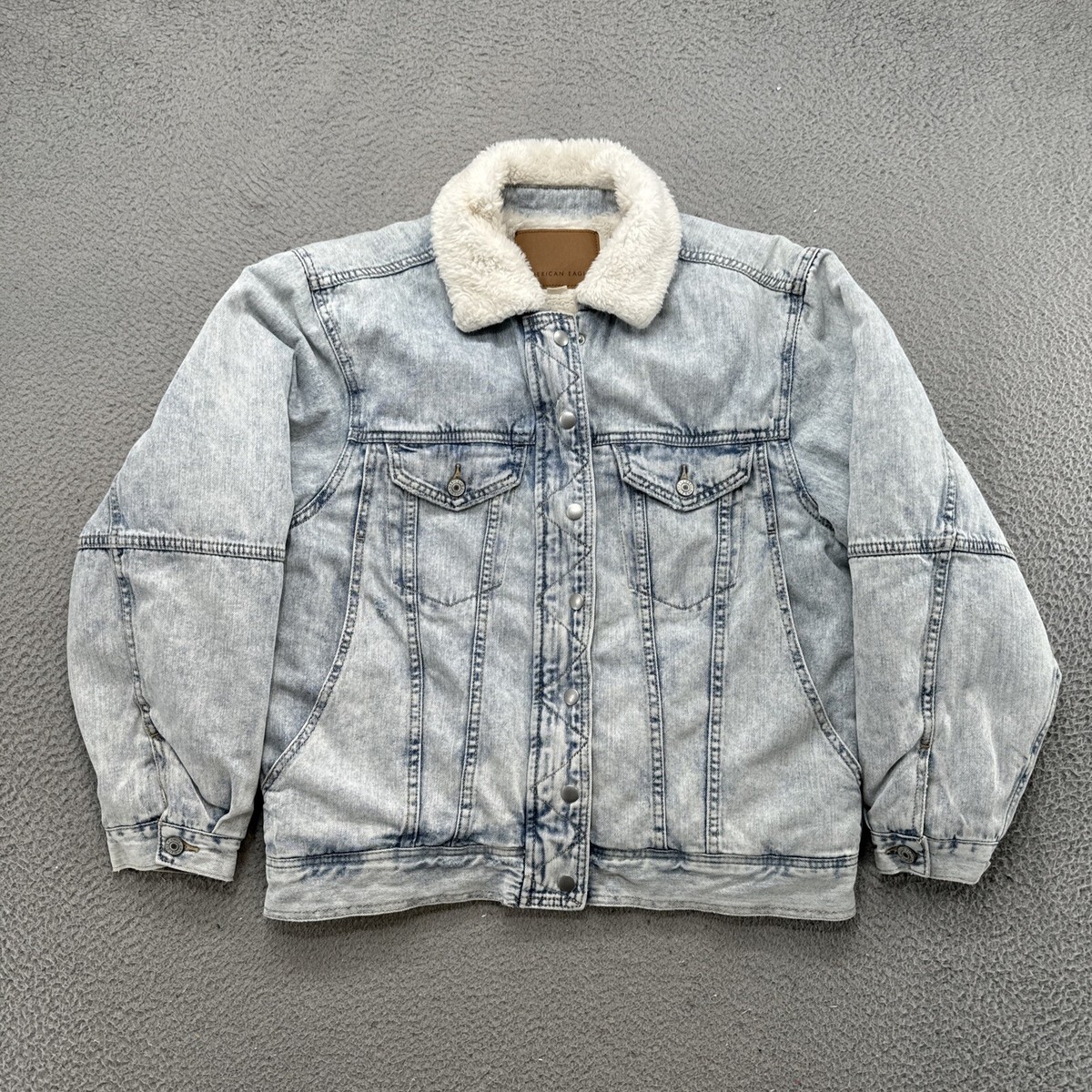 Jean Jacket American Eagle Outfitters Women's Coats Denim