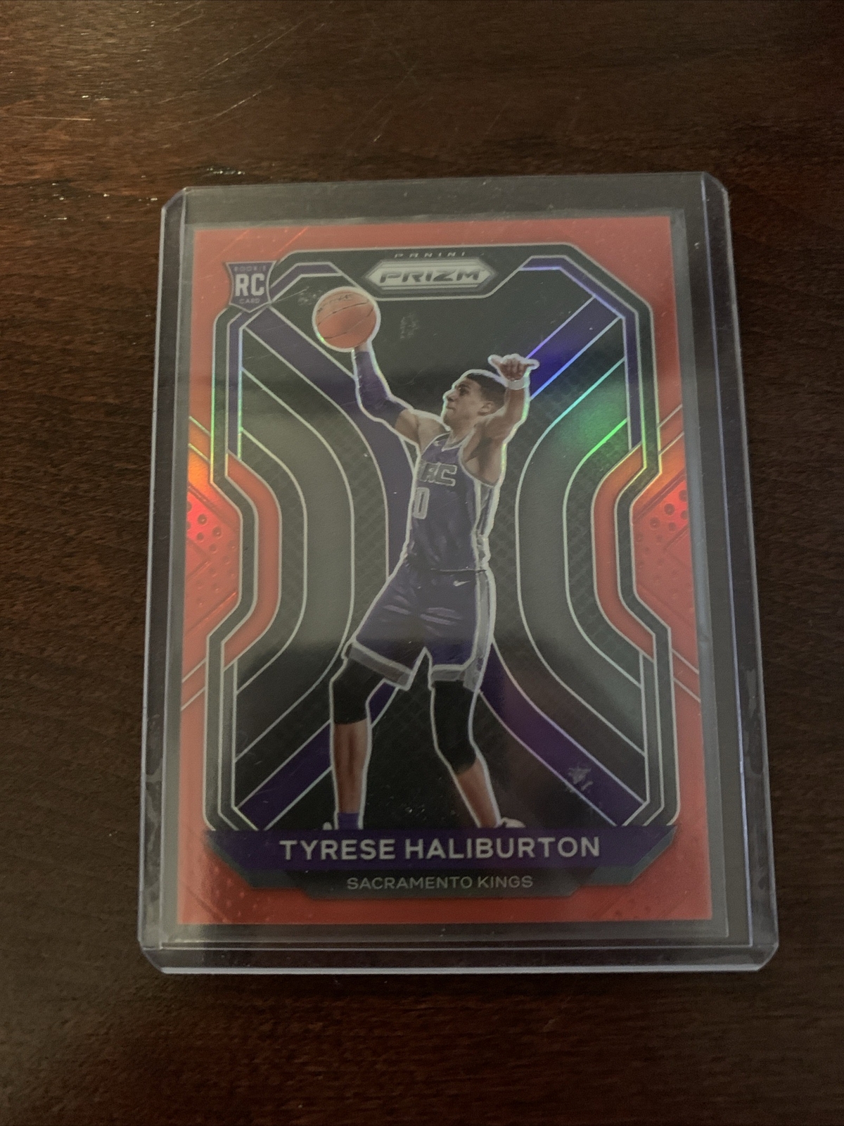 2020-21 Panini Prizm Basketball Red Prizm Rookie #262 Tyrese Haliburton #142/299