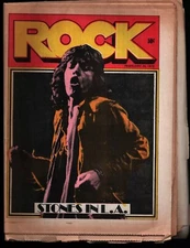 Rock Mag Feb 26 1973, Rolling Stones in Los Angeles LA, Mick Jagger 011122WEEM