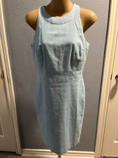 Ann Taylor Sleeveless Dress, Zipper Close, Blue, Size 2, nwot