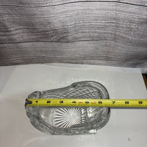 Vintage 1996 International Silver Co 24% Bleikristall großer Weihnachtsschlitten - Bild 6 von 9