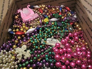 Mardi Gras Beads  lot  Authentic New Orleans 12 pounds