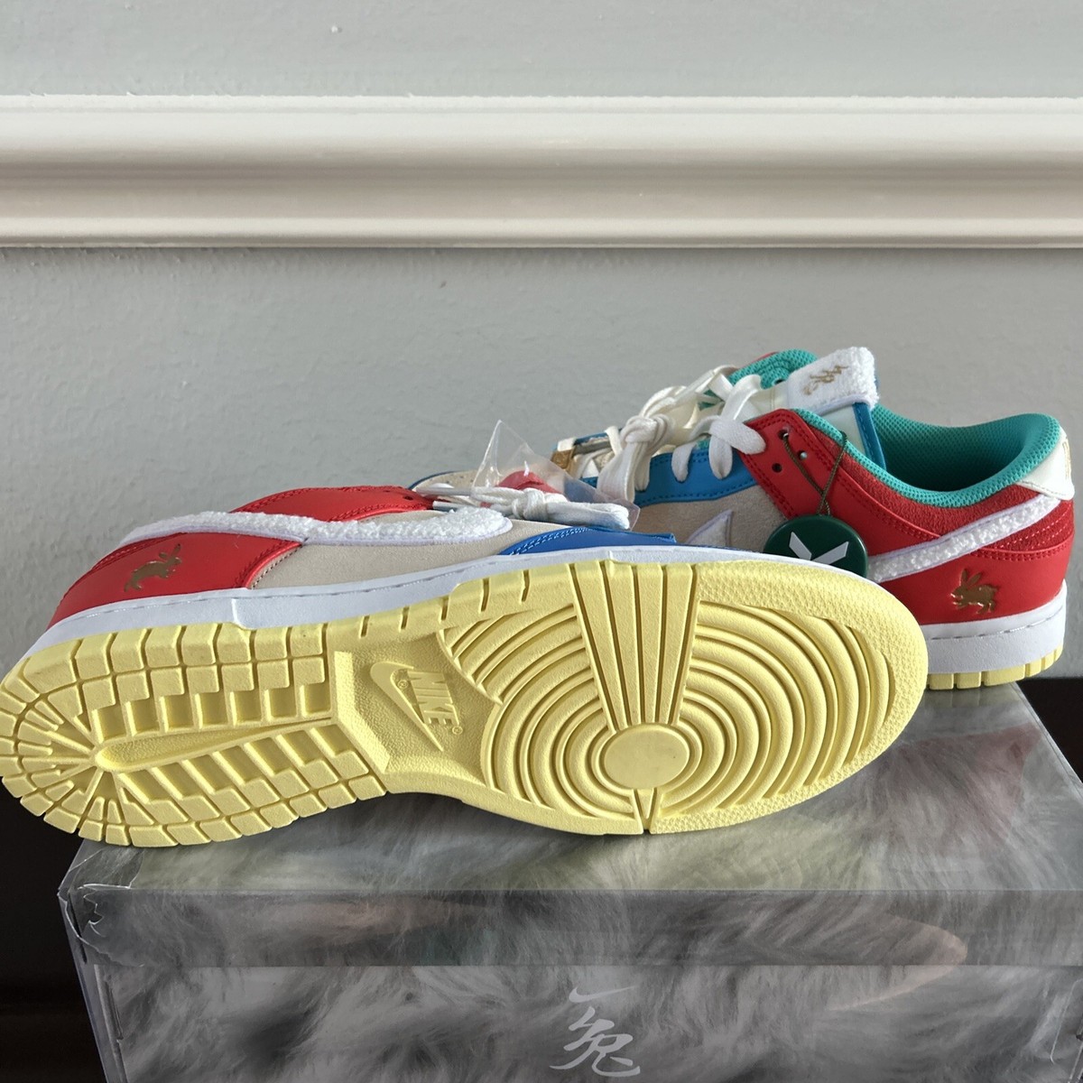 Size 10.5 - NIKE DUNK LOW 'YEAR OF THE RABBIT - MULTI-COLOR