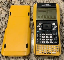 Texas Instruments TI-Nspire Color Graphing Calculator Yellow School Property