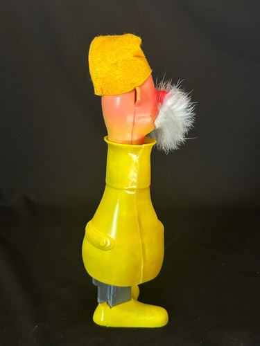 Vintage Tigrett Toy Yellow Plastic Troll Old Man Popping Head Action Toy Works - 第 3/6 張圖片