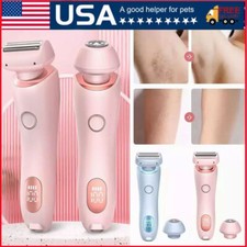 Women Electric Painless Shaver Lady Bikini Legs Hair Wet Dry Razor Rechargeable