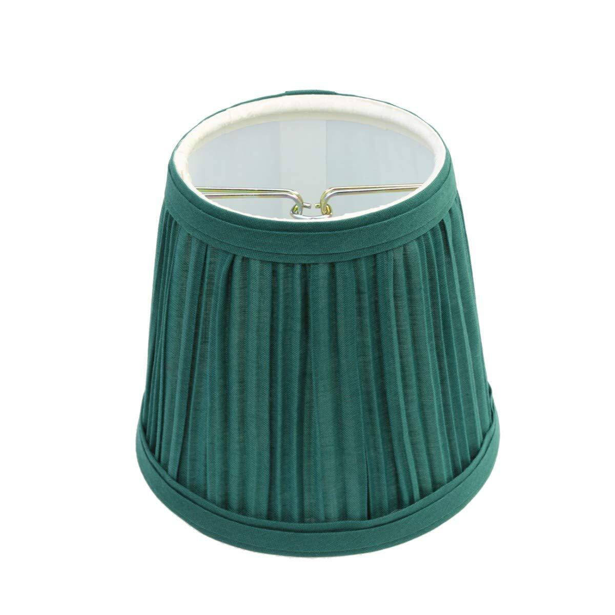 Green Lamp Shades for Table Lamps 4 in. Tall Pleated Lamp Shade 