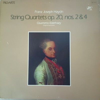 PRO ARTE STEREO PAL 1018 HAYDN STRING QT # 2 & 4 OP 20 *ESTERHAZY QUARTETT * EX+