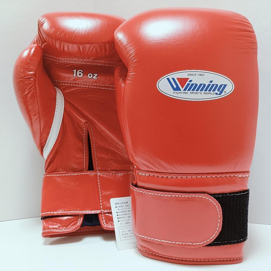 Winning ボクシンググローブ 16 oz ピンク/ホワイト
