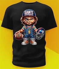 New York Giants Chucky Team Shirt  Sizes From Youth To Adult 6XL