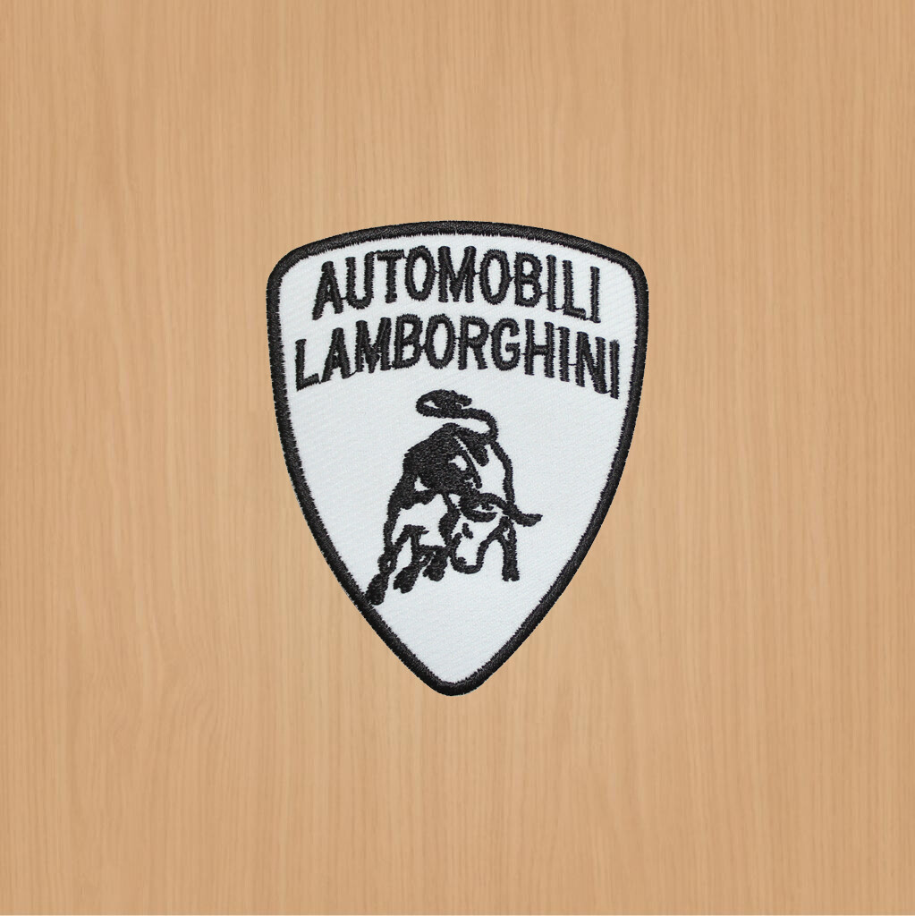 Lamborghini Embroidered Patch Lamborghini Logo Patch - Iron On Or