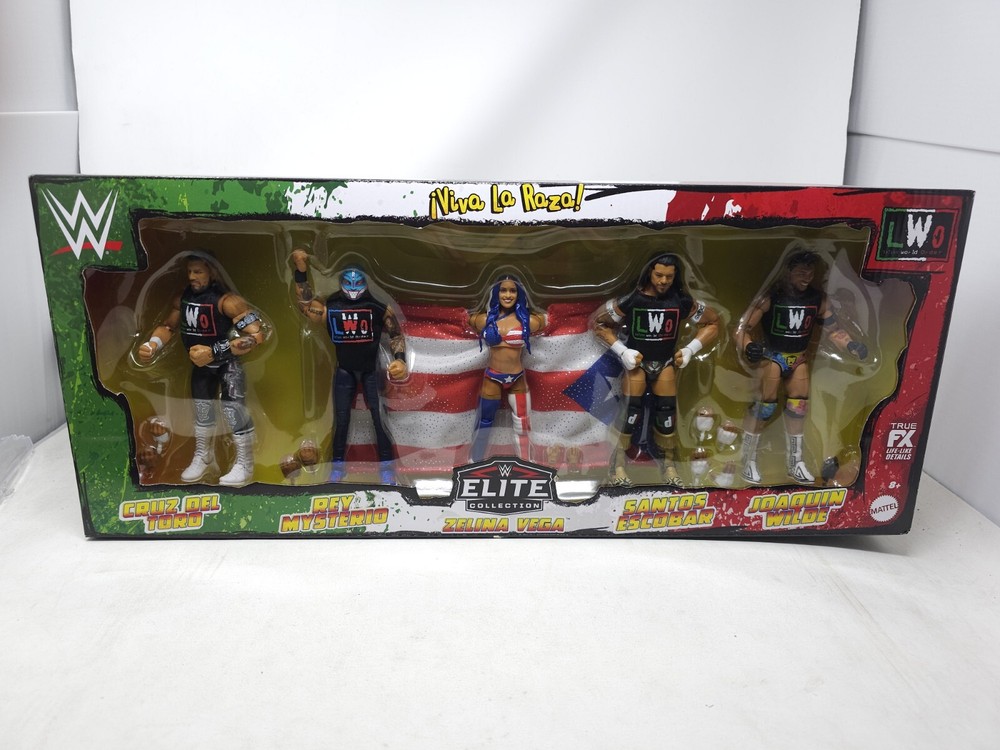 Mattel WWE Elite Collection Latino World Order (LWO) 5-Pack *MOC* Factory Sealed