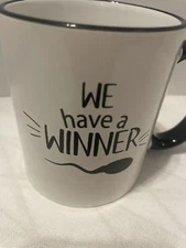 Pregnancy Announcement Sperm Winner Novelty Mug