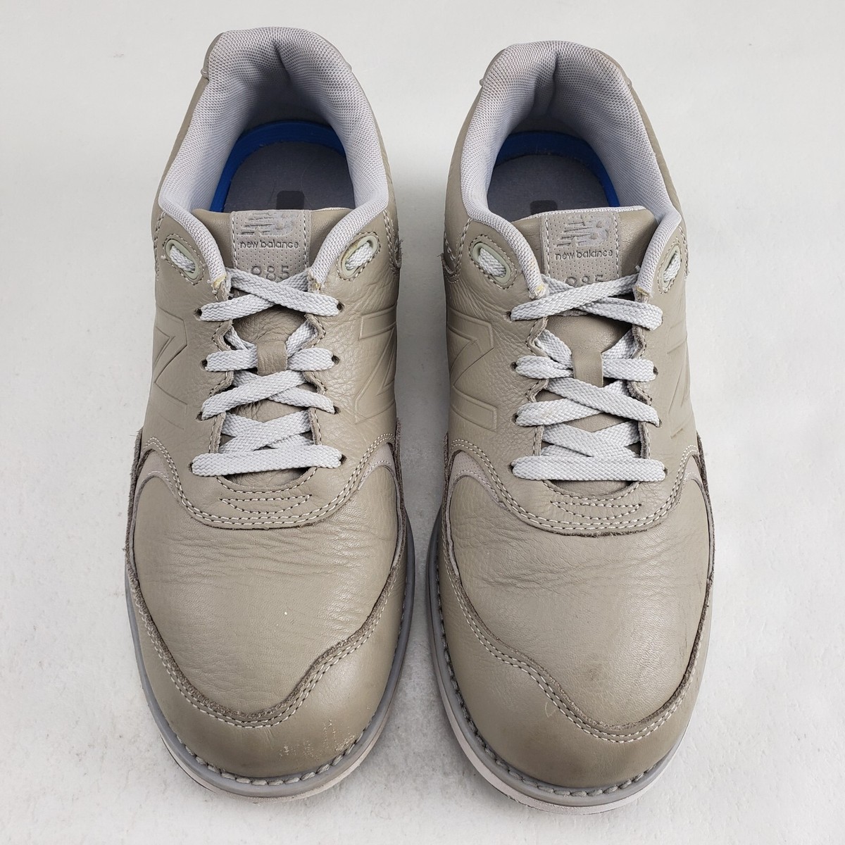 New Balance 985 Leather Walking Shoe Mens 9.5 D Beige  display picture 2