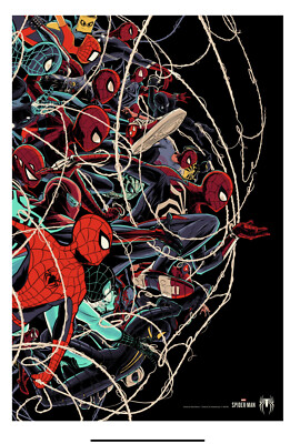 Marvel's Spider-Man by Cesar Moreno Mondo Poster / Print SDCC