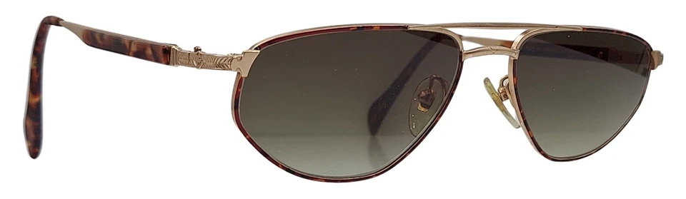 Винтажные солнцезащитные очки Portside Eyewear Waverunner черепаховые золотистые пилотные с НОВЫМИ ЛИНЗАМИ! - Изображение 2 из 4