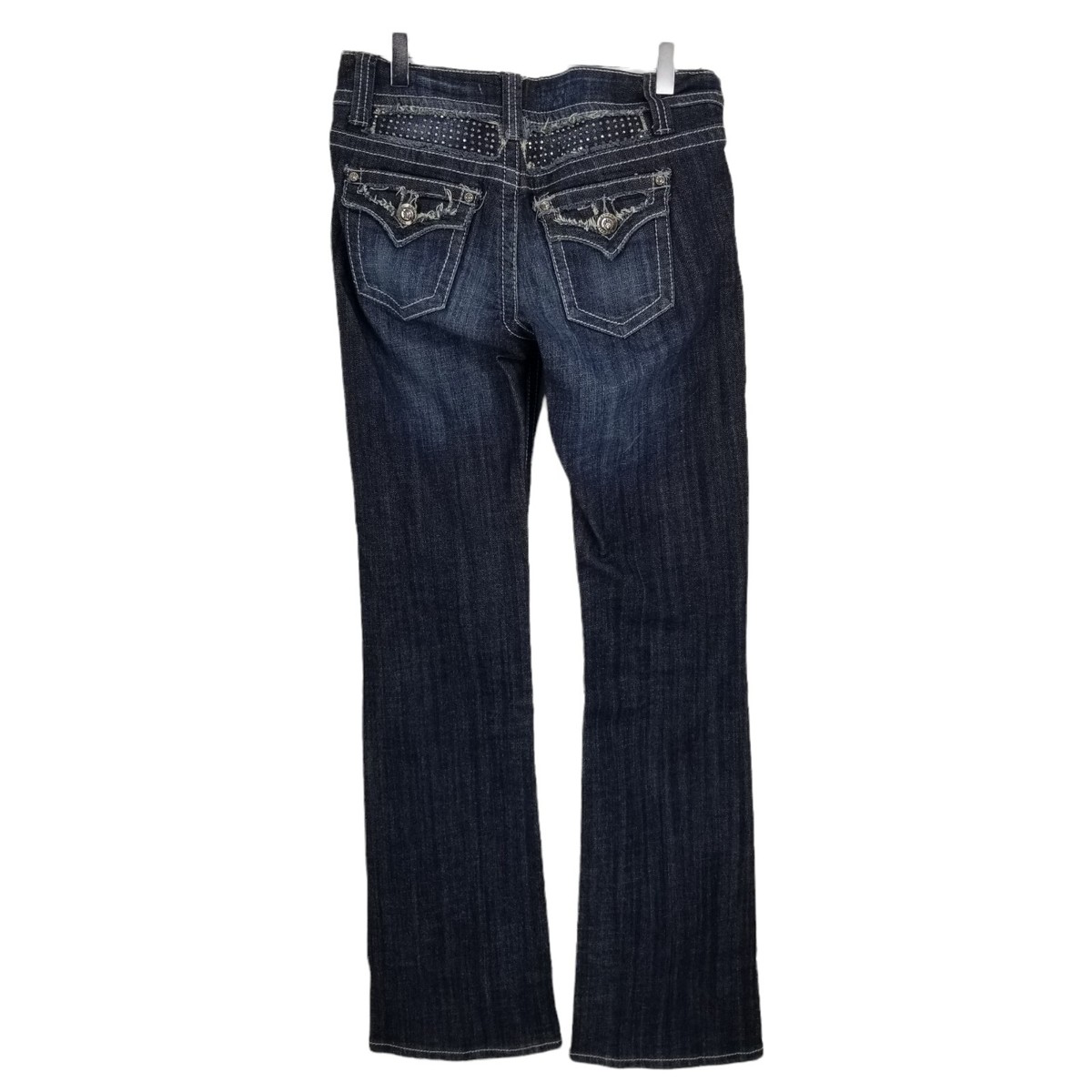 ラン様 ok.soon original wide denim blue Zipper Brand Women's Jeans Z1-LP7038 Blue Denim Stretch