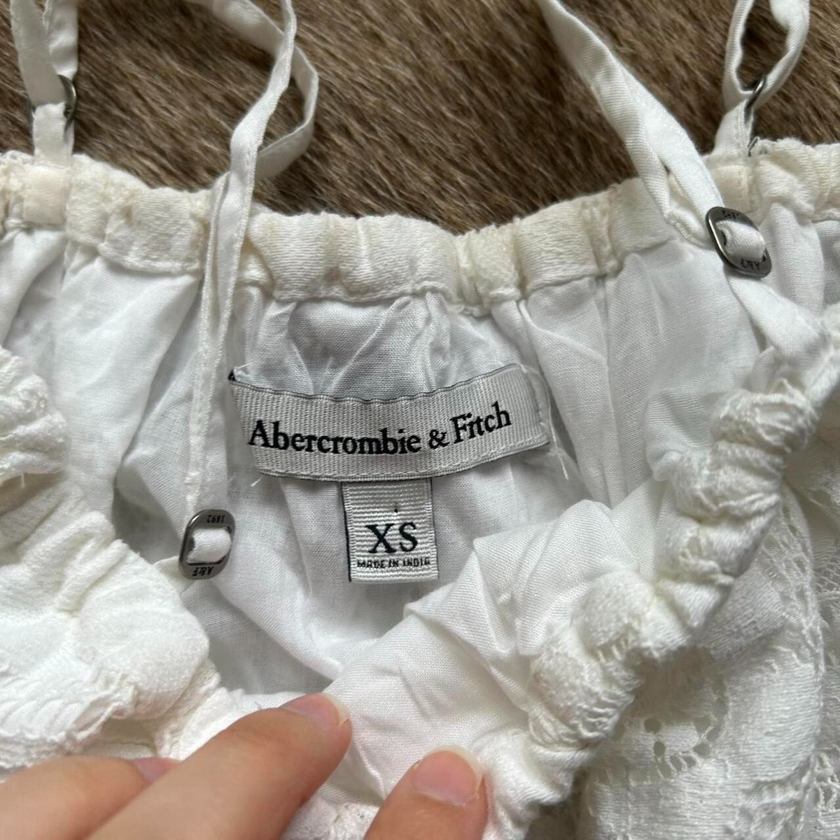 Abercrombie Fitch Fairycore Lace Coquette Babydoll Crop Top