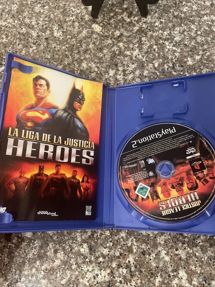 Liga de la Justicia Héroes Liga de la Justicia para Sony PS2 Edición España ¡Vendedor de EE. UU.! Foto 4 de 4