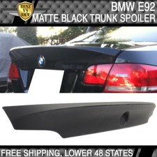 Usa Stock 07-13 Bmw E92 3 Series Coupe 2dr Csl Style Matte Black Trunk Spoiler