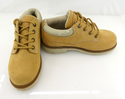 Lugz Shoes Drifter Lo Nubuck Leather Beige/Tan Men Boots Mismatched 7/8