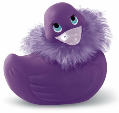 purple rubber duck