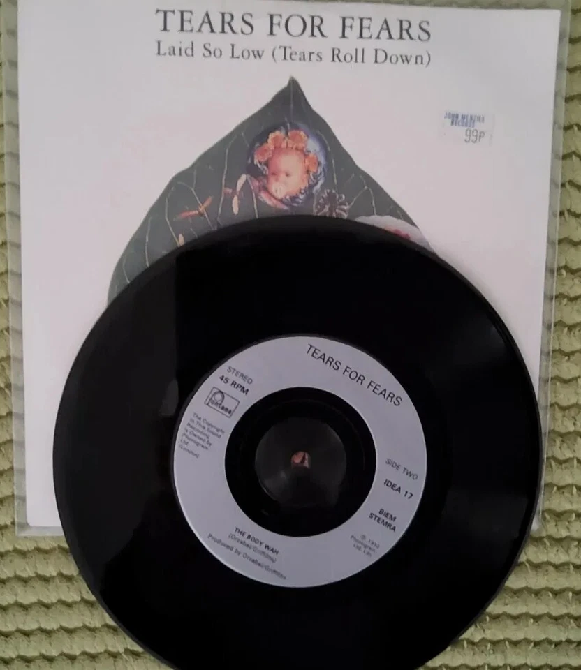 Tears For Fears – Laid So Low (Tears Roll Down) 1982 7" single vinyl record - Image 3 of 4