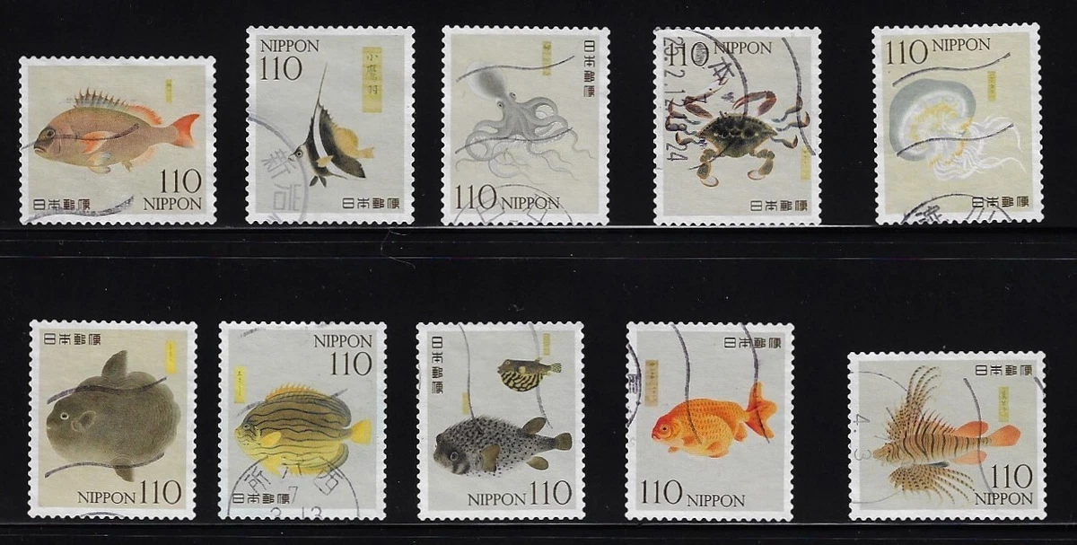 Fish Postage Japanese Stamps for sale | eBay