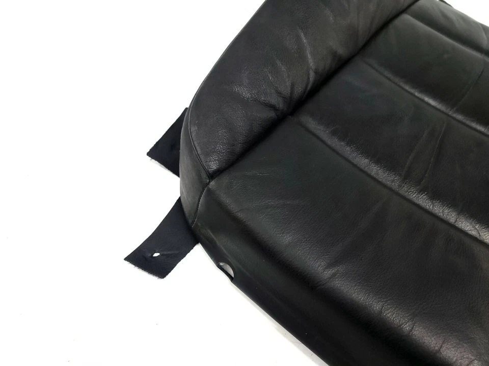 ⭐ 92-99 Bmw E36 Serie 3 Asiento Superior Delantero Respaldo Cubierta Cuero Borde Negro OEM Foto 3 de 4