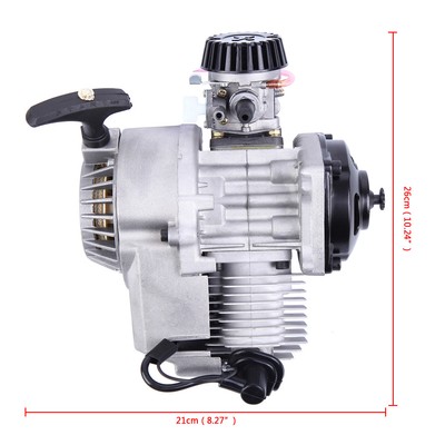 Tagtuell 49cc 2-stroke engine, ATV scooter motor for Mini ATV