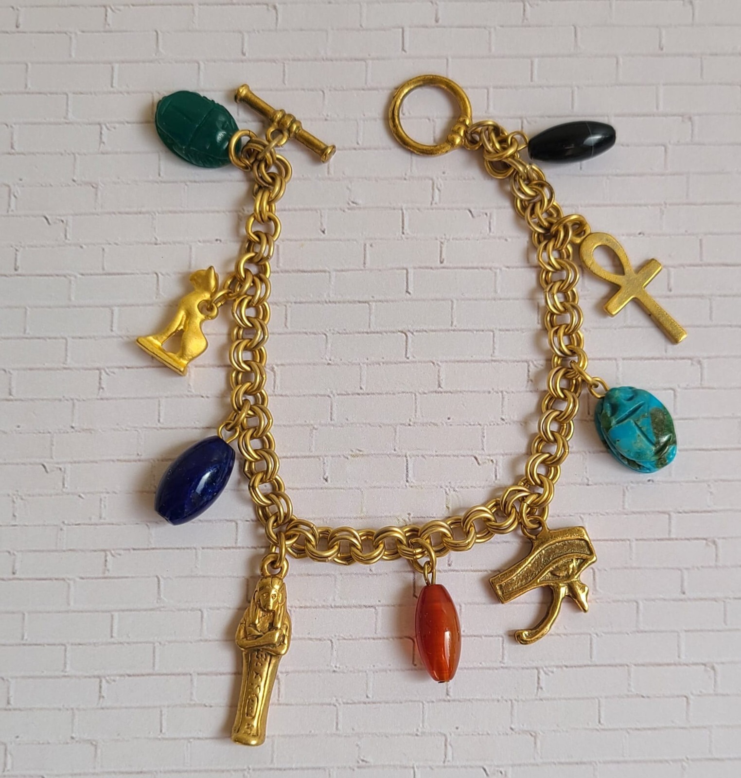ExVoto Charm Collection :: Bone Scarab Charm main image 1