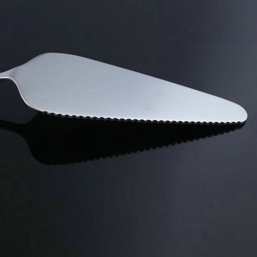 Premium Stainless Steel Silver Cake Shovel, Pizza Cutter Server Baking Tool, NEW - Picture 6 of 11