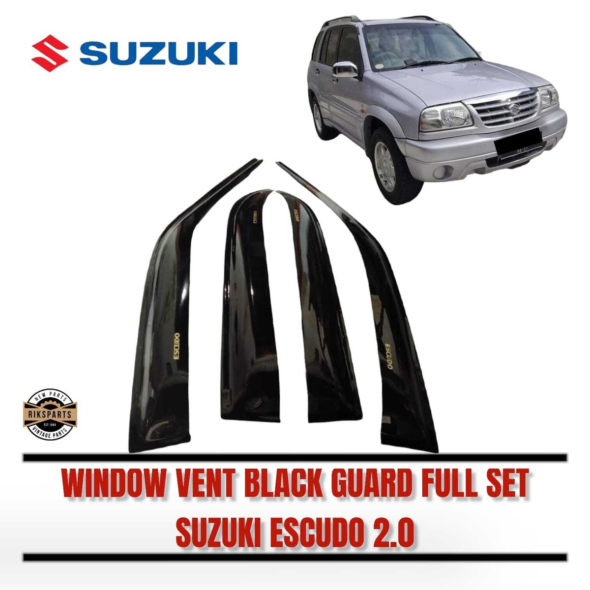 Voiture Bavette Garde Boue, Pour Suzuki Vitara Escudo LY 2015-2019, Garde-Boue Anti-éclaboussures Étanche Extérieur Avant Arrière Bavettes Protection Carrosserie Accessoires
